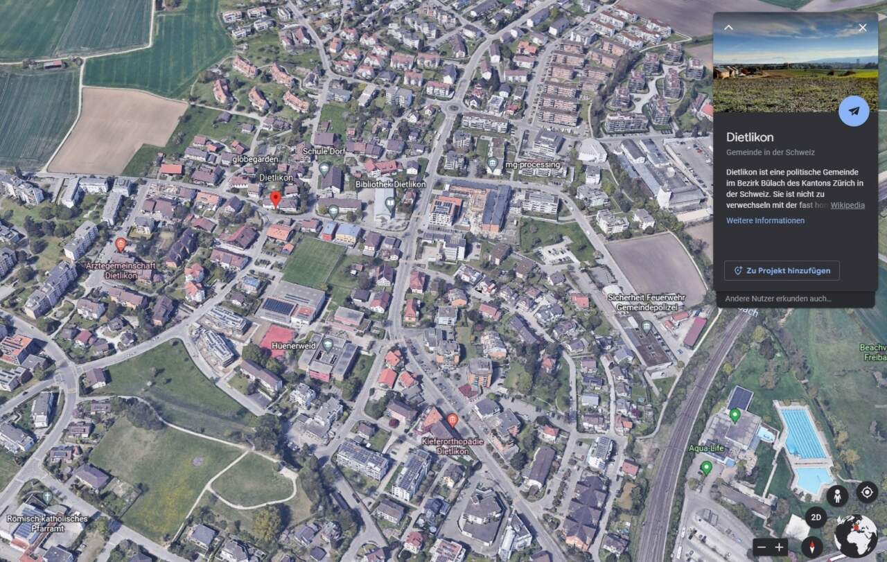 Ortspläne – Gemeinde Dietlikon
